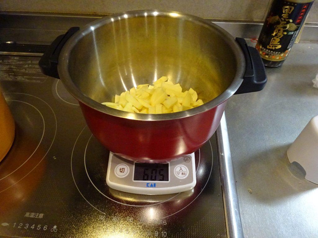 鍋の計量