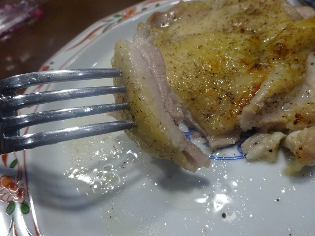 ヘルシオで試作 鶏もも肉の塩焼き ホットクックで実現する調理の自動化