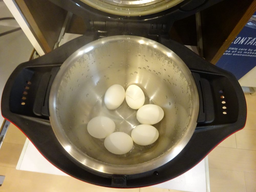 ホットクックで茹で卵