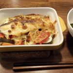 鮭と野菜の味噌チーズ焼き
